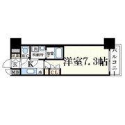エスリード烏丸五条駅前の間取り画像