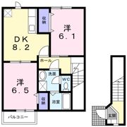 スカイフィ－ルドβの間取り画像