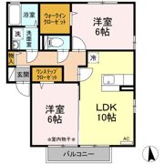 DーRoom並柳の間取り画像