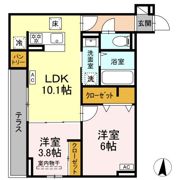 ブリューエン淵野辺の間取り画像