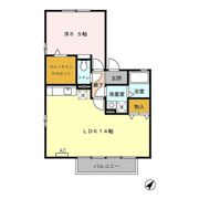 グレースコート主税 Cの間取り画像