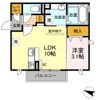 オアシス牛川Ⅱの間取り画像