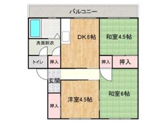 グランマップス春日の間取り画像