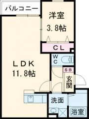 リタリッチ鳥栖壱番館の間取り画像