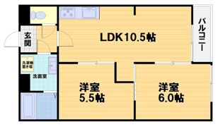 第31長栄コーポきぬもとの間取り画像