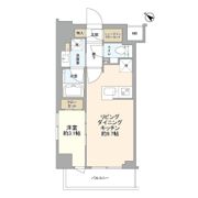 ウエリス南行徳駅前の間取り画像