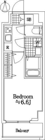 ザ・レジデンス・オブ・トーキョーJK40の間取り画像