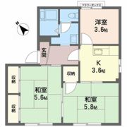 サンハイツ渡利の間取り画像