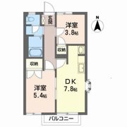 フレグランス菜恵 Cの間取り画像