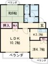 カーサタツミの間取り画像