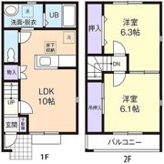 green peak Bの間取り画像