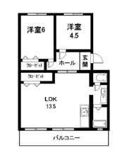 メゾン・ホワイトハウスの間取り画像