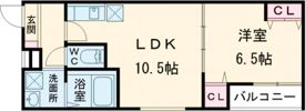 フジパレス門真浜町Ⅱ番館の間取り画像
