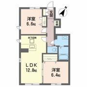 マリ・ソル若葉 A棟の間取り画像