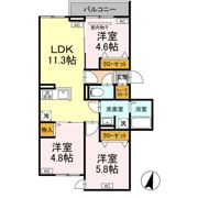 グラナーデ興野の間取り画像
