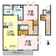 清友ハウスⅡの間取り画像