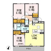 D-room昭代 弐番館の間取り画像