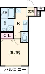 フジパレス今津中Ⅲ番館の間取り画像