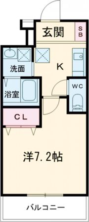 フジパレス今津中Ⅲ番館の間取り画像