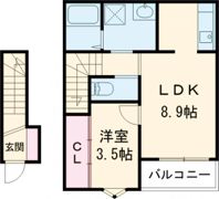 メゾングレイス上津の間取り画像