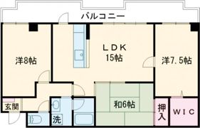 アメニティ双ヶ丘の間取り画像