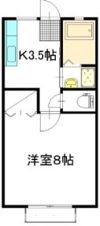 グリーンハイツ大成Aの間取り画像