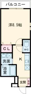 フジパレス今津中Ⅲ番館の間取り画像