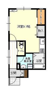 アバンティ旭ヶ丘の間取り画像