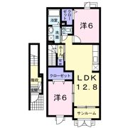 サジテール Mの間取り画像