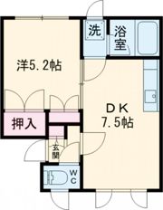 ハイツ悠の間取り画像