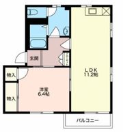 フレグランスたけくら Fの間取り画像