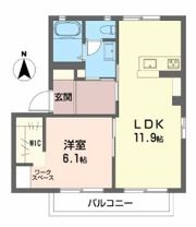 パストラル安曇野 Aの間取り画像