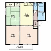 バリュージュ野沢 Bの間取り画像