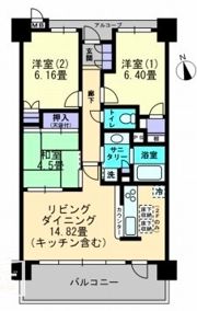 アルファステイツ伏石サンフラワー通りの間取り画像