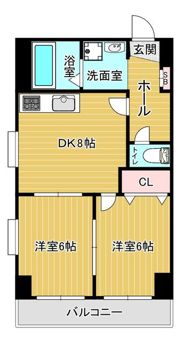 キャピタル南越の間取り画像