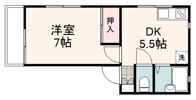 コーポダイの間取り画像
