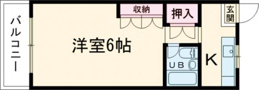 桜マンションの間取り画像