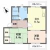 坂の久保ハイツDの間取り画像