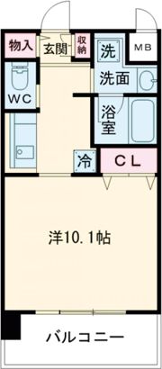 スクウェアJの間取り画像