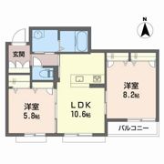 ユキコート椿の間取り画像