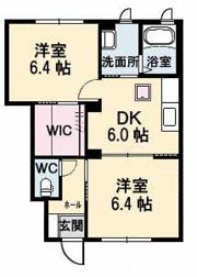 ShionⅡ A棟の間取り画像