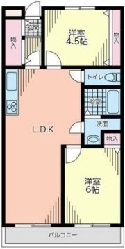 シーザーレジデンス福生の間取り画像