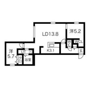 GLASS MARE HACHIKENの間取り画像
