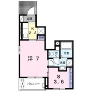 クレアーレ成田Ⅳの間取り画像