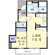 ルミエール上条の間取り画像