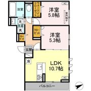 D-residence川口Bの間取り画像