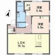 グリーンヒルズ Cの間取り画像