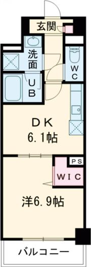 プレスティ則武の間取り画像