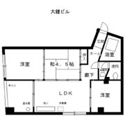 大鐘ビルの間取り画像