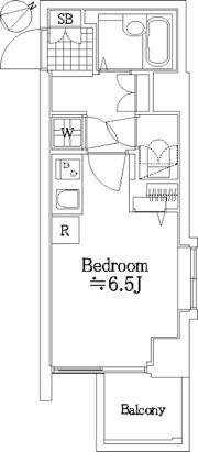 スパシエルクス門前仲町の間取り画像